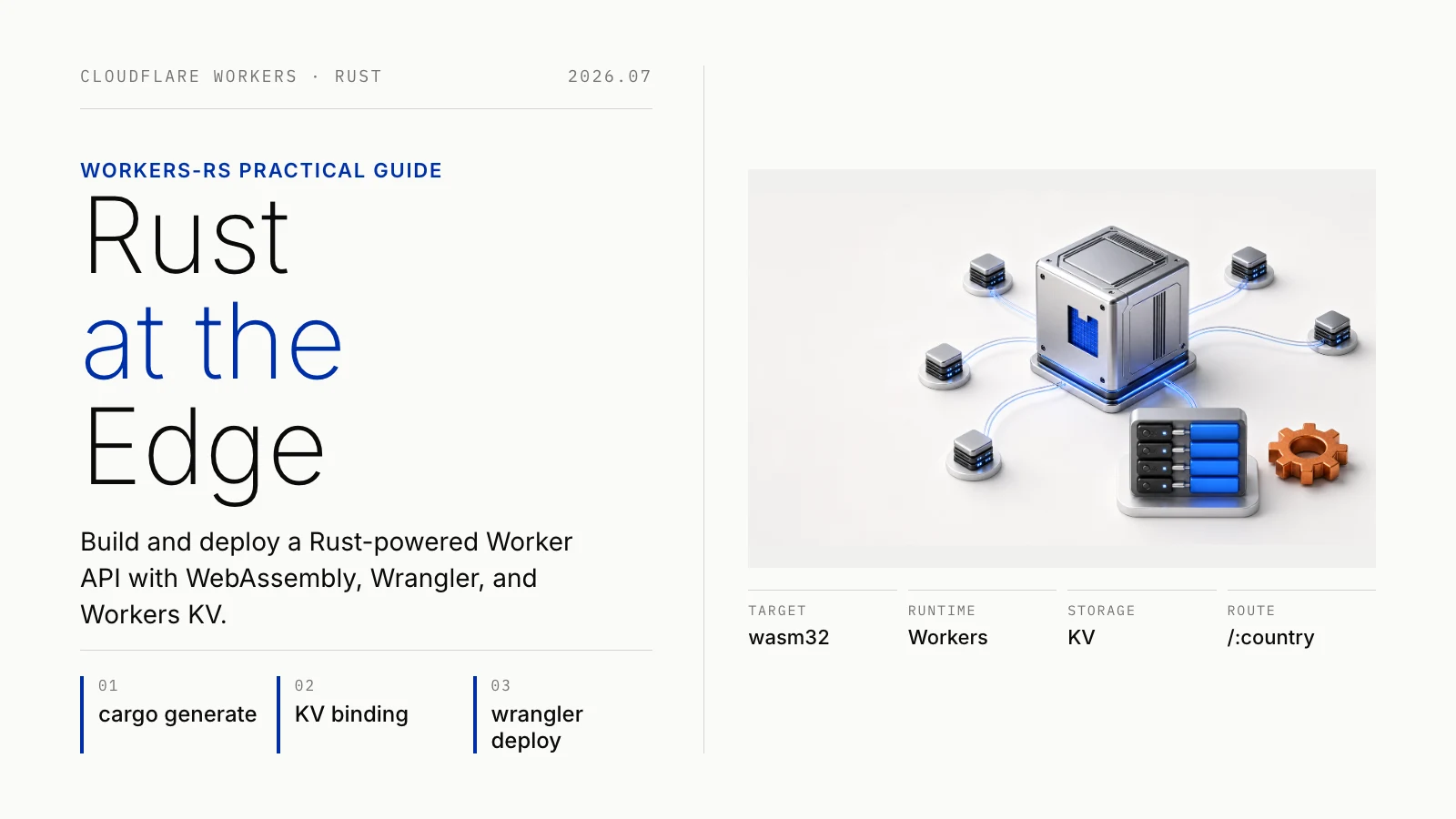 Build Cloudflare Workers with Rust: A Practical workers-rs Guide